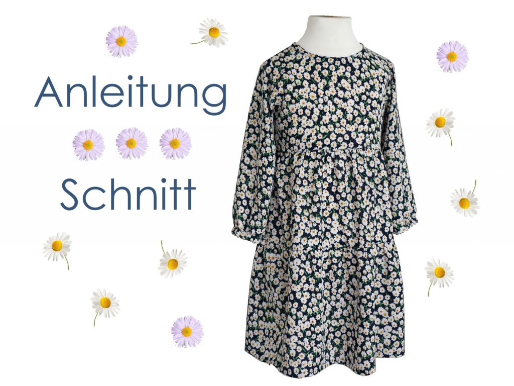 Schnitt Stufenkleid in 13 Einzelgrößen