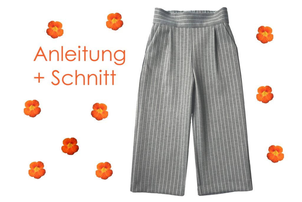 weite Kinderhose mit Taschen nähen