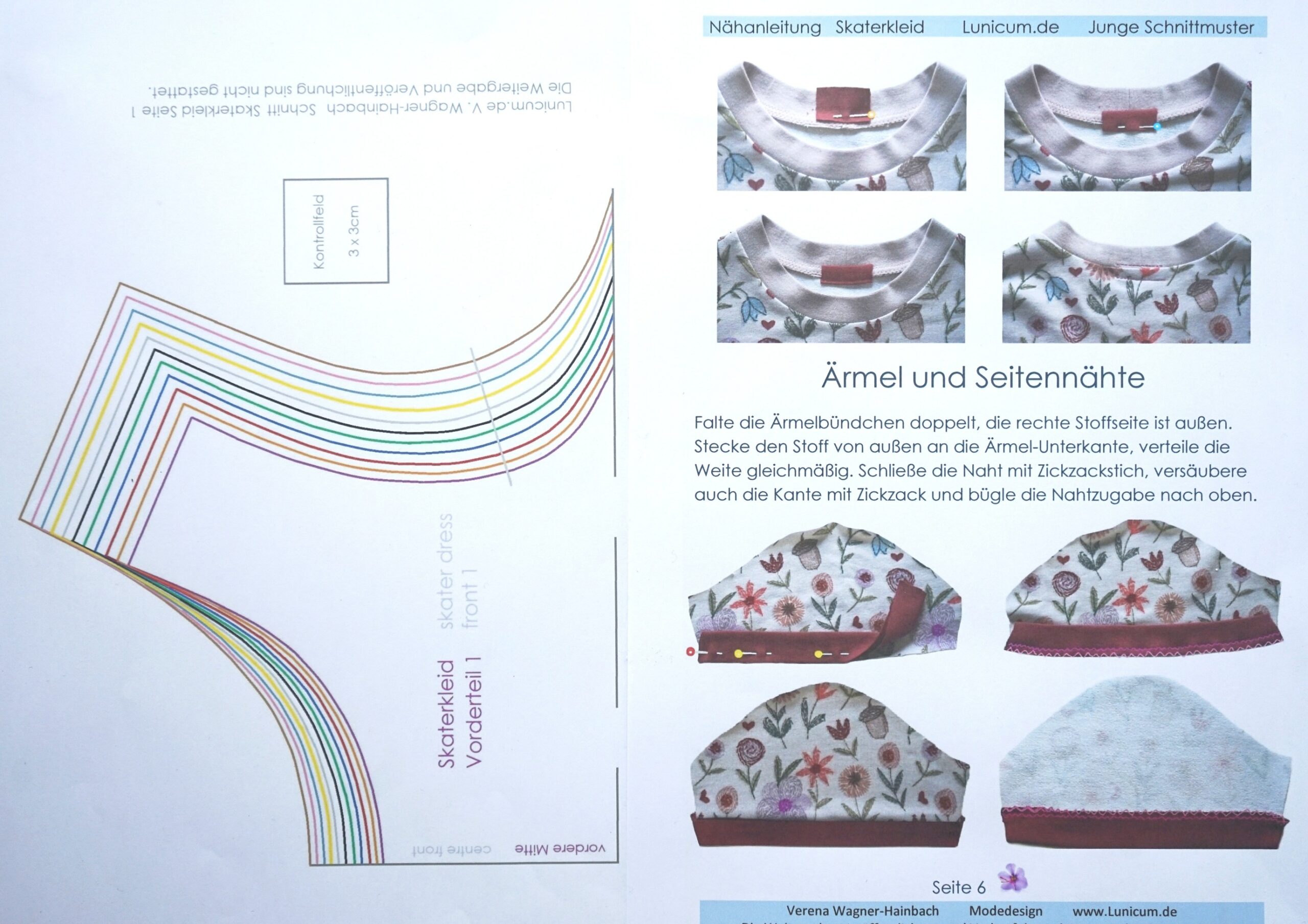 Nähanleitung Sweatkleid